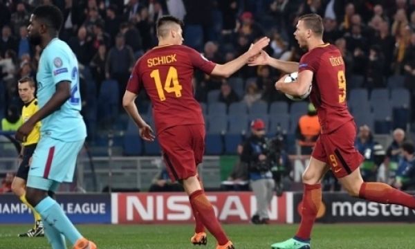 Рома извърши чудо на Олимпико срещу Барса (видео)