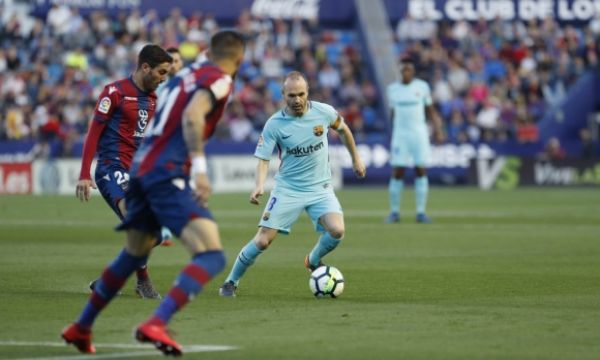 Леванте се справи с Барселона в мач с девет гола