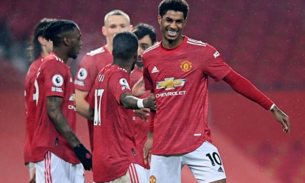 Рашфорд изпревари Кантона по голове за Ман Юнайтед