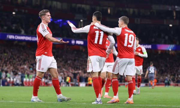 Арсенал се справи с Олимпиакос в Англия (видео)