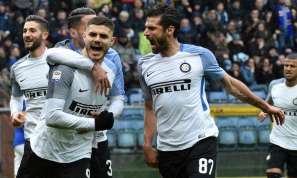 Интер разпиля Сампдория, Икарди бележи четири гола (видео)