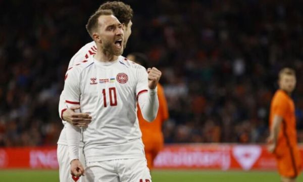 Лесна победа за Германия, Ериксен бележи при загуба на Дания