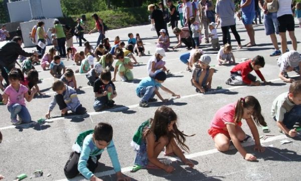 Лудогорец организират конкурс за рисунка на асфалт