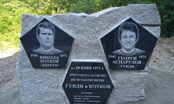 Откриха паметник на Гунди и Котков