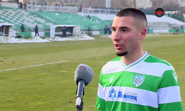 Димитър Тонев е играч на мача Левски – Черно море