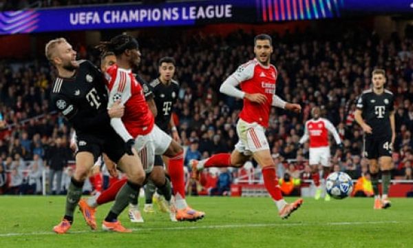 Арсенал нанесе първа загуба за сезона на Байерн Мюнхен