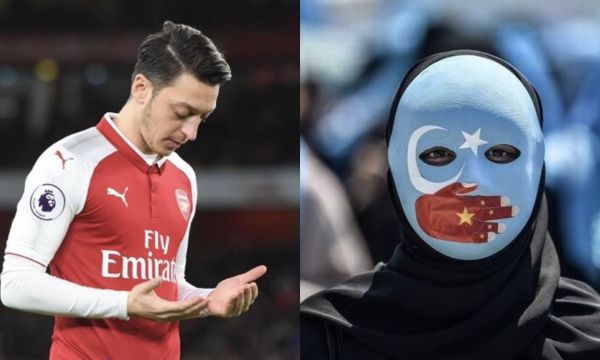 Фенове на Арсенал в Китай горят фланелки на Йозил