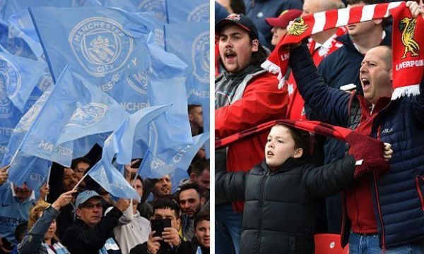 Фенове на Ливърпул и Сити се биха преди мача