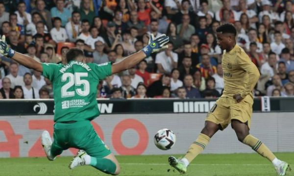 Късен гол спаси трите точки за Барселона срещу Валенсия