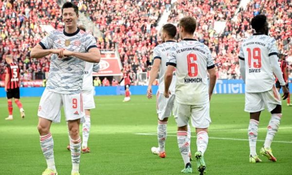Байерн Мюнхен прегази Леверкузен, вкара 5 гола за по-малко от полувреме