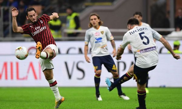 Късен гол провали шансовете на Милан за три точки срещу Лече