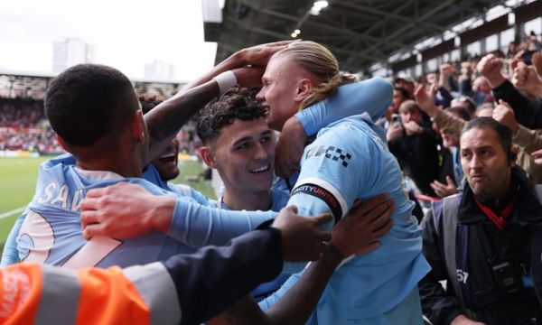 Ман Сити взе трите точки като гост на Брентфорд 