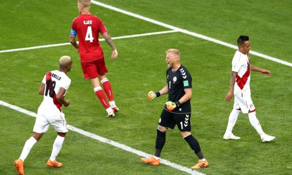 Дания измъкна победата в мача срещу Перу