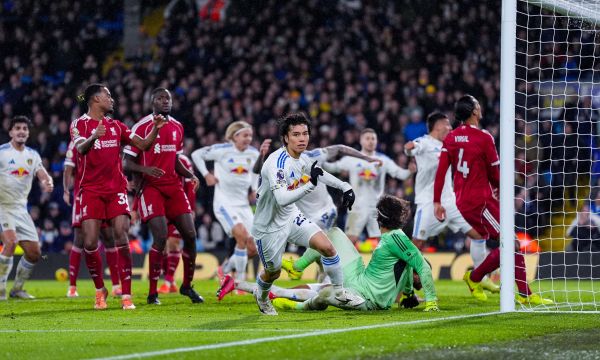 Ливърпул два пъти изпусна Лийдс за полувреме (видео)