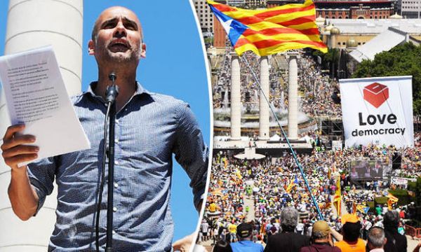 Гуардиола поиска намеса на международната общност в Каталуния