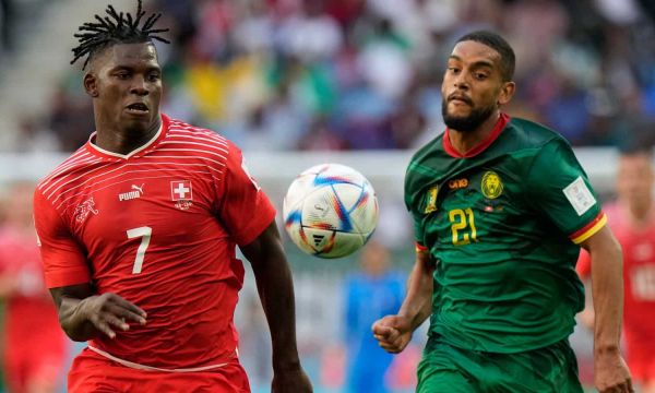 Камерунец наказа Камерун за супер швейцарски старт на Мондиала (видео)