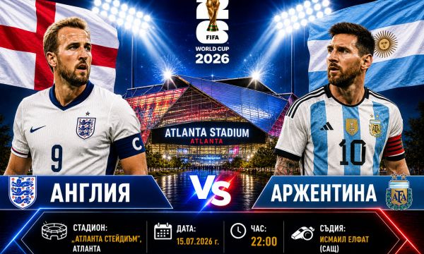 Англия – Аржентина: Меси и Кейн в битка за място на финала на Мондиал 2026