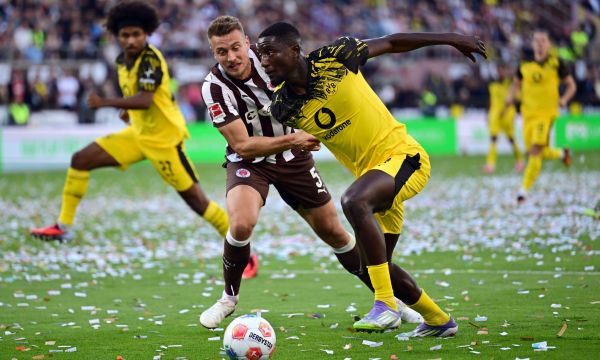 Дортмунд изпусна победата срещу Санкт Паули в самия край (видео)