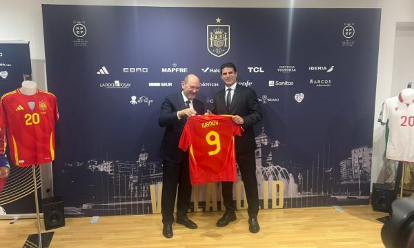 Президентът на БФС Георги Иванов се срещна с испанския си колега