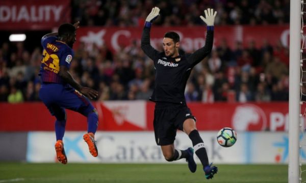 Два гола в края спасиха точката за Барса срещу Севиля