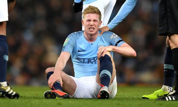  Де Брюйне пропуска следващите десет мача на Сити