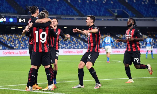 Златан избута Милан до трите точки срещу Наполи (видео)