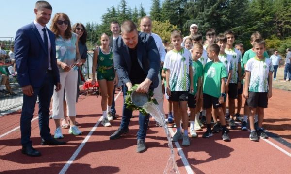 В Стара Загора откриха тренировъчна лекоатлетическа писта 