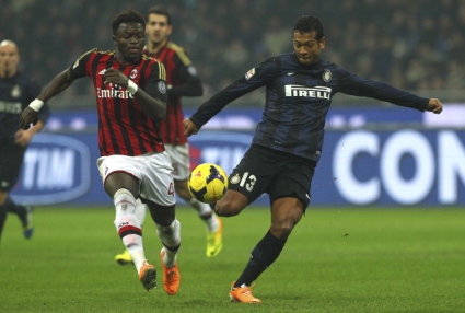 Интер излъга Милан с гол в последните минути (видео)