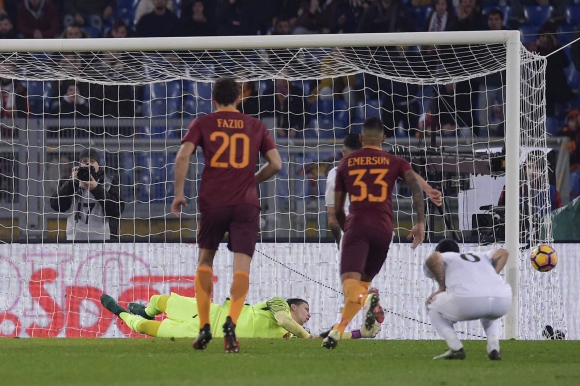 Рома измъкната трите точки от дербито с Милан