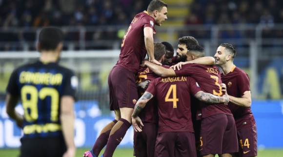Рома взе дербито срещу Интер (видео)
