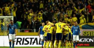 Швеция взе минимален аванс преди реванша с Италия (видео)