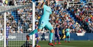 Силен мач на Суарес за победа на Барса над Леганес (видео)