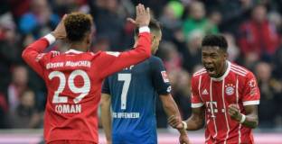 Титлата е все по-близо - Байерн обърна и разгроми Хофе (видео)