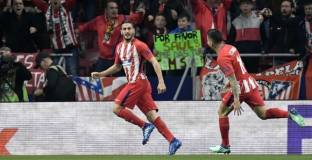 Атлетико вкара само два в първия мач срещу Спортинг (видео)