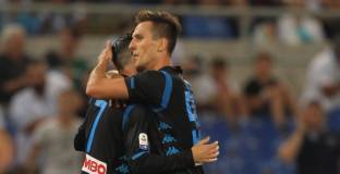 Наполи на Анчелоти стартира с обрат срещу Лацио