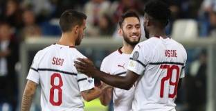 Милан помете Сасуоло 