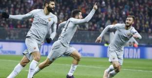 Рома с успех срещу ЦСКА в Москва (видео)