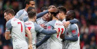 Ливърпул продължава да преследва голямата цел - първи след бой над Борнемут (видео)