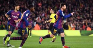 Меси започва да напомня за най-добрите си дни - Барса с лесна победа над Селта