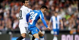 Валенсия стигна само до точка срещу Еспаньол (видео)