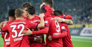 Байерн с погром над Мьонхенгладбах - баварците се изравниха с Дортмунд