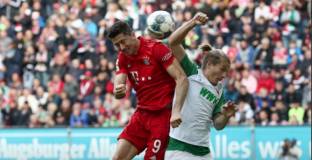 Аугсбург препъна Байерн (видео)