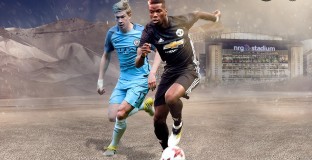 Голове на Лукаку и Рашфорд донесоха победата на Юнайтед над Сити