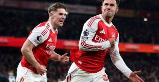 Арсенал се наложи категорично над Астън Вила (видео)