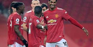 Рашфорд изпревари Кантона по голове за Ман Юнайтед