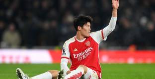 Арсенал потвърди травмата на Томиясу