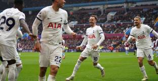 Тотнъм с четворка на Вила Парк (видео)