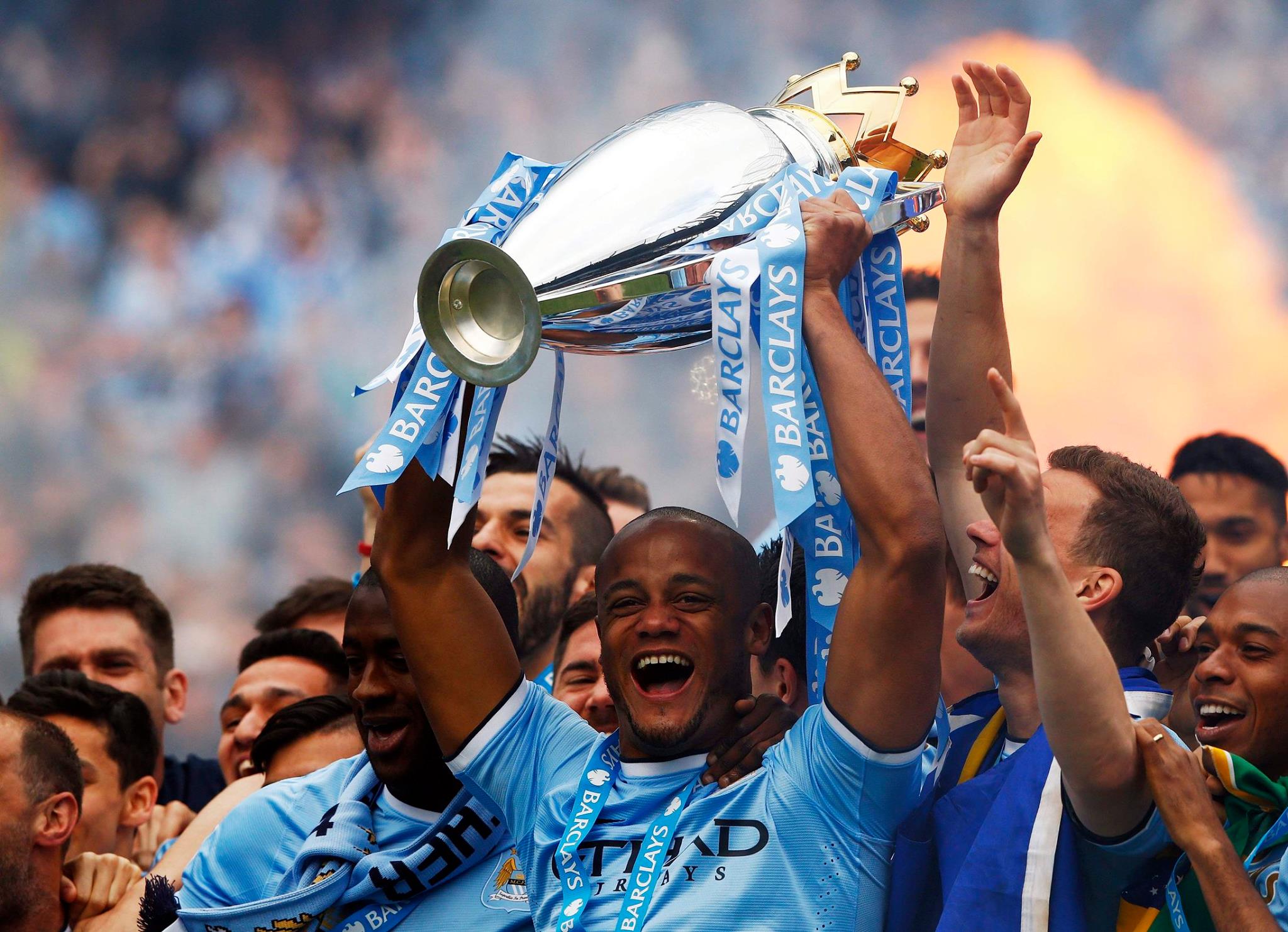 Награждаването на Манчестър Сити 