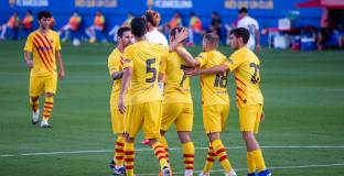 Меси игра за Барселона в контрола срещу Химнастик