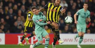 Арсенал с огромен труд победи десет от Уотфорд (видео)